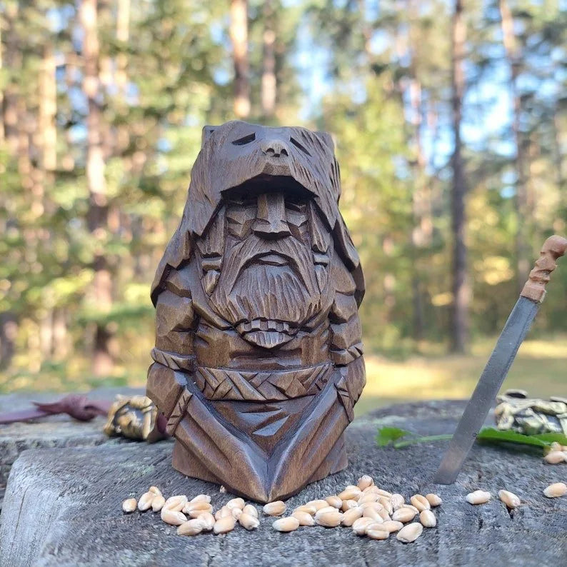 Odin Norse Pagan Statue Set Viking God Figurine Altar Decor Heathen Home Garden Sculpture Handcrafted Nordic Mythology Decor