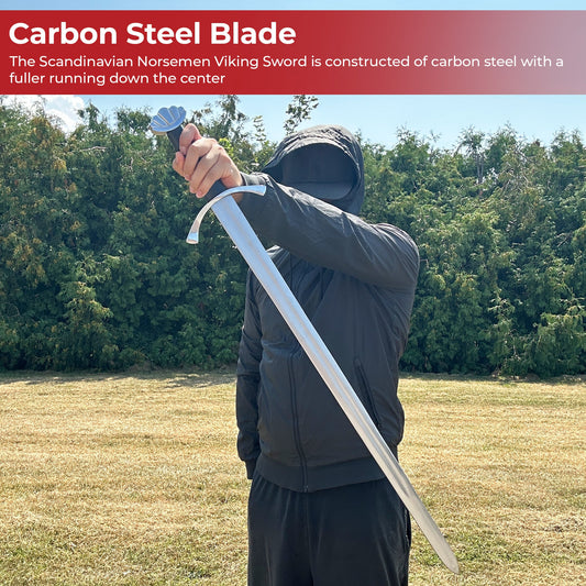 Scandinavian Norsemen Raiding Viking Sword