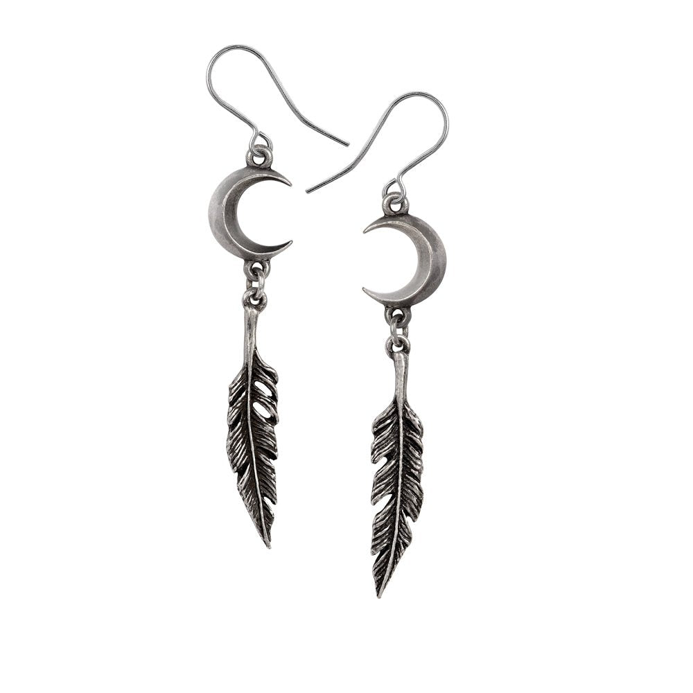 Pagan Dream Catcher Dropper Earrings